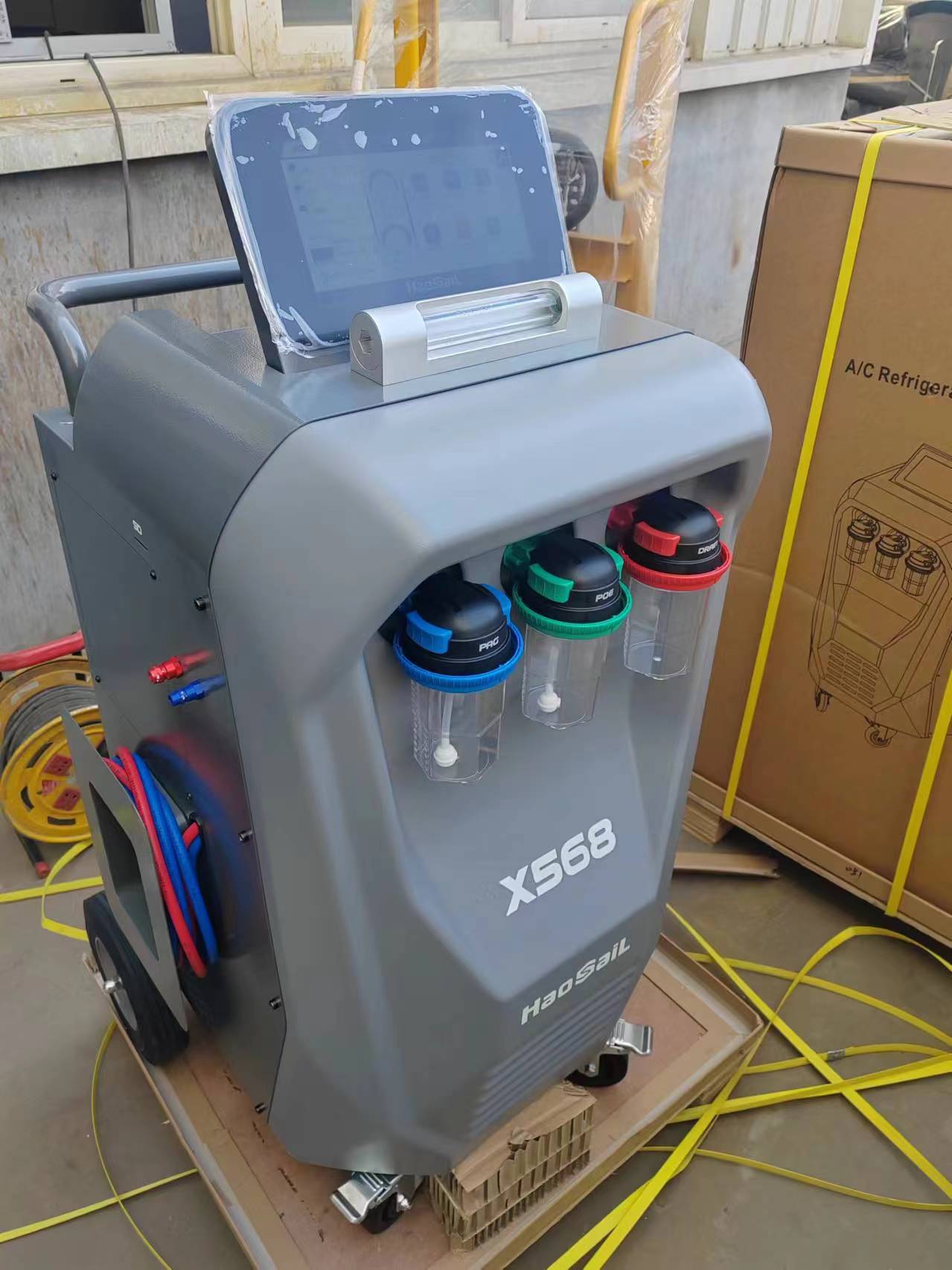 How to use refrigerant recovery machine?