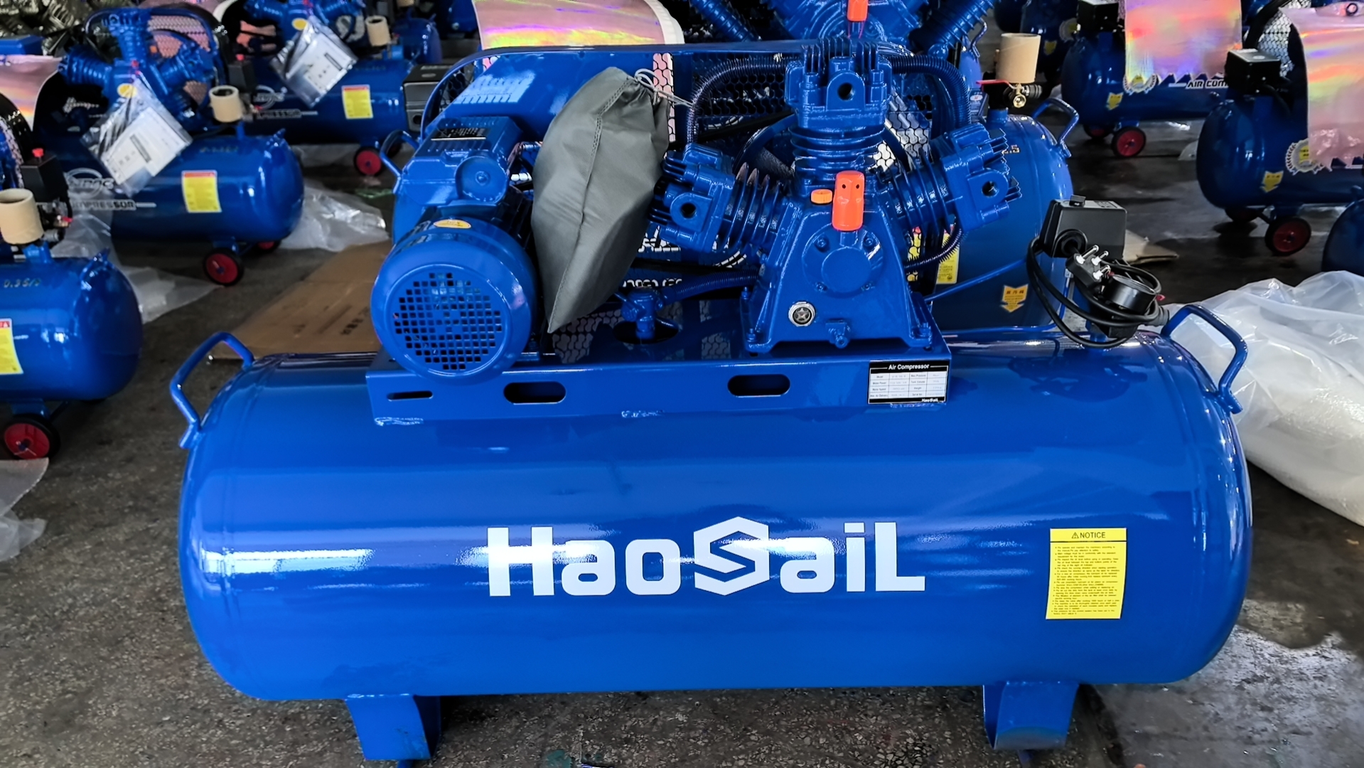 The development history of air compressor.