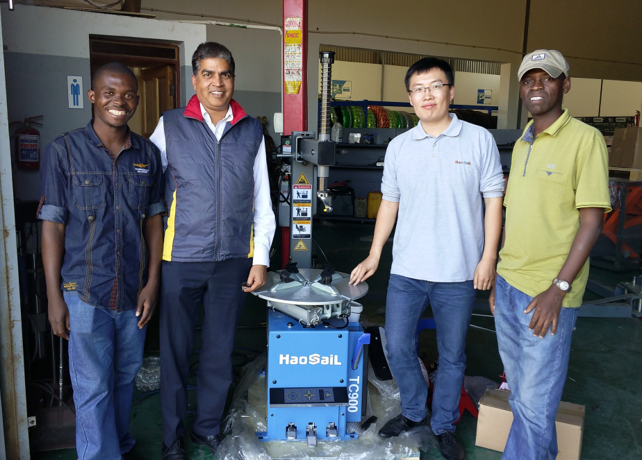 HAOSAIL tire changers have established foothold in the African market.